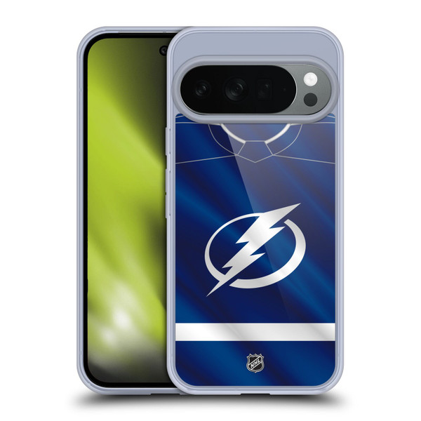 NHL Tampa Bay Lightning Jersey Soft Gel Case for Google Pixel 10