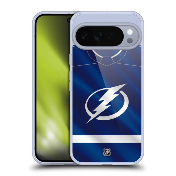 NHL Tampa Bay Lightning Jersey Soft Gel Case for Google Pixel 10 Pro XL
