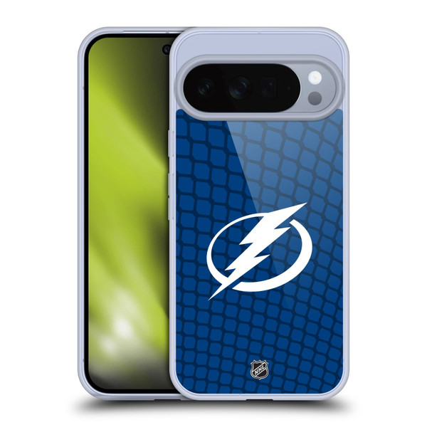 NHL Tampa Bay Lightning Net Pattern Soft Gel Case for Google Pixel 10 Pro XL