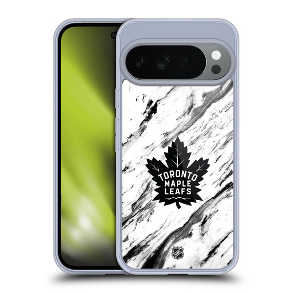 NHL Toronto Maple Leafs Marble Soft Gel Case for Google Pixel 10