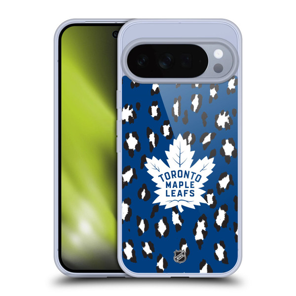 NHL Toronto Maple Leafs Leopard Pattern Soft Gel Case for Google Pixel 10 Pro XL