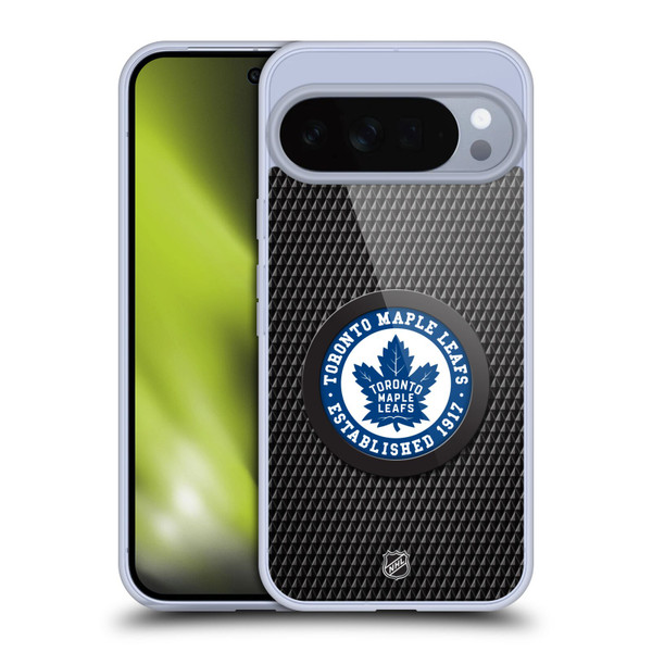 NHL Toronto Maple Leafs Puck Texture Soft Gel Case for Google Pixel 10 Pro XL