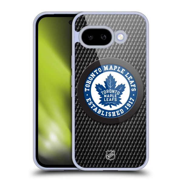 NHL Toronto Maple Leafs Puck Texture Soft Gel Case for Google Pixel 9A