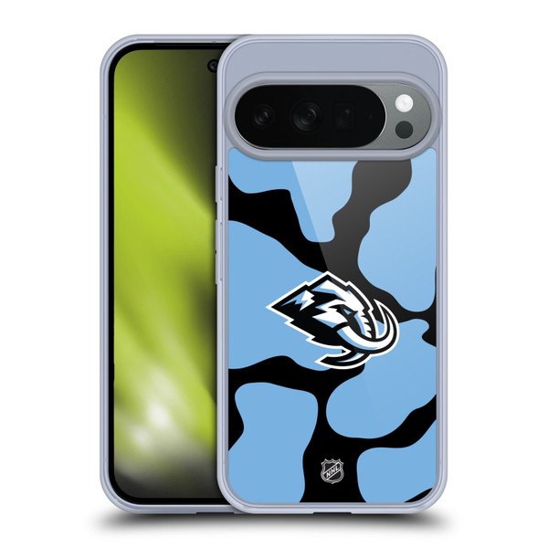 NHL Utah Mammoth Cow Pattern Soft Gel Case for Google Pixel 10