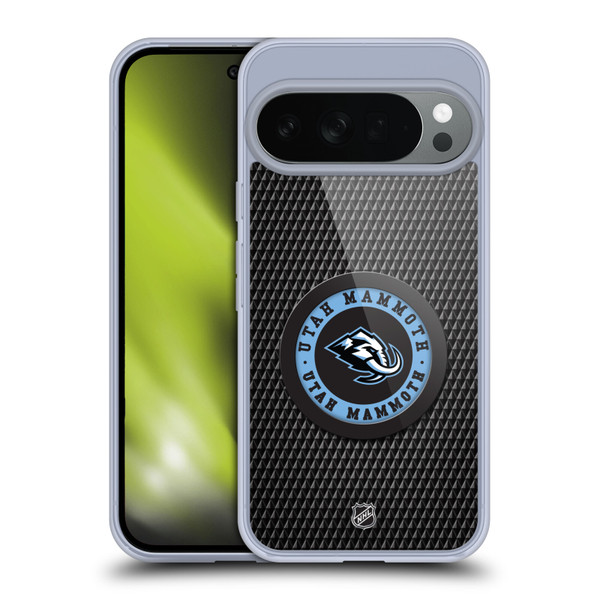 NHL Utah Mammoth Puck Texture Soft Gel Case for Google Pixel 10