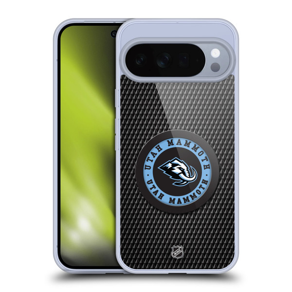 NHL Utah Mammoth Puck Texture Soft Gel Case for Google Pixel 10 Pro XL