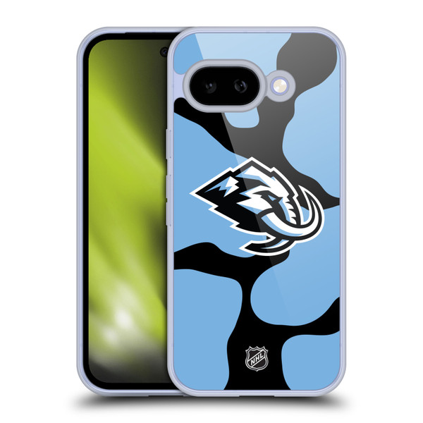 NHL Utah Mammoth Cow Pattern Soft Gel Case for Google Pixel 9A