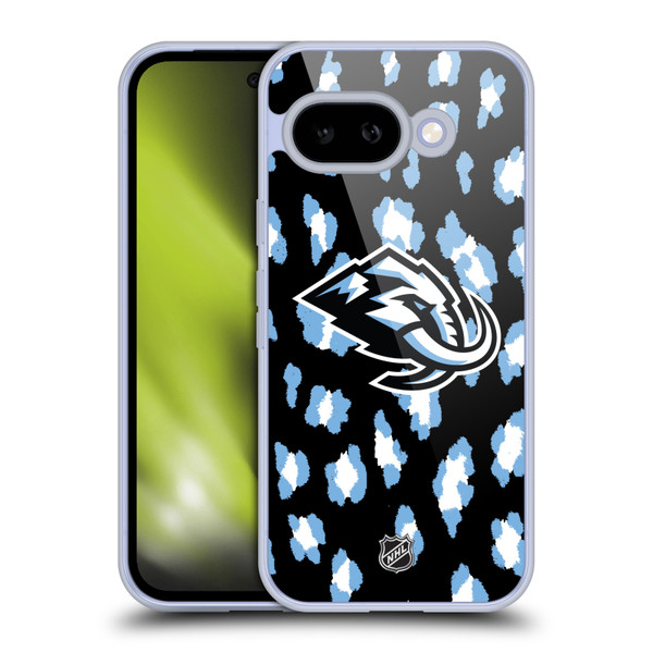 NHL Utah Mammoth Leopard Pattern Soft Gel Case for Google Pixel 9A