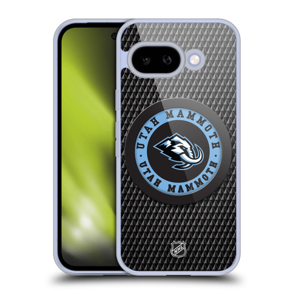 NHL Utah Mammoth Puck Texture Soft Gel Case for Google Pixel 9A