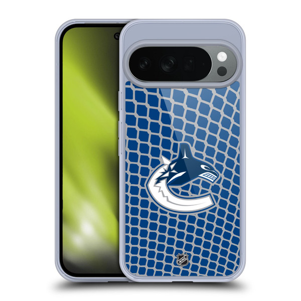 NHL Vancouver Canucks Net Pattern Soft Gel Case for Google Pixel 10