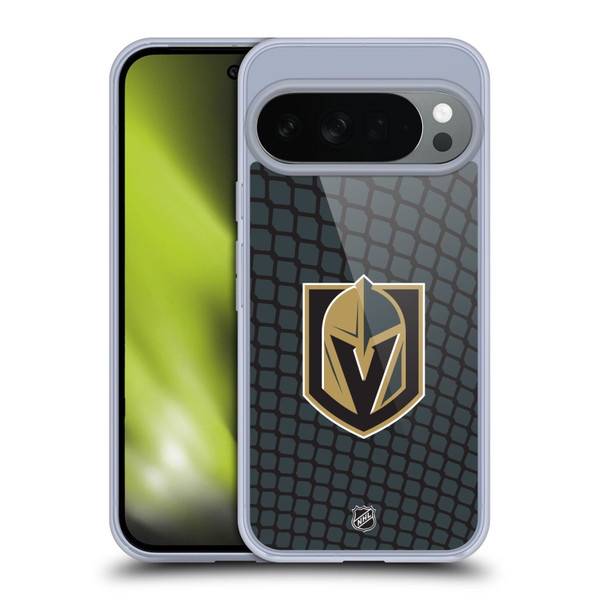 NHL Vegas Golden Knights Net Pattern Soft Gel Case for Google Pixel 10