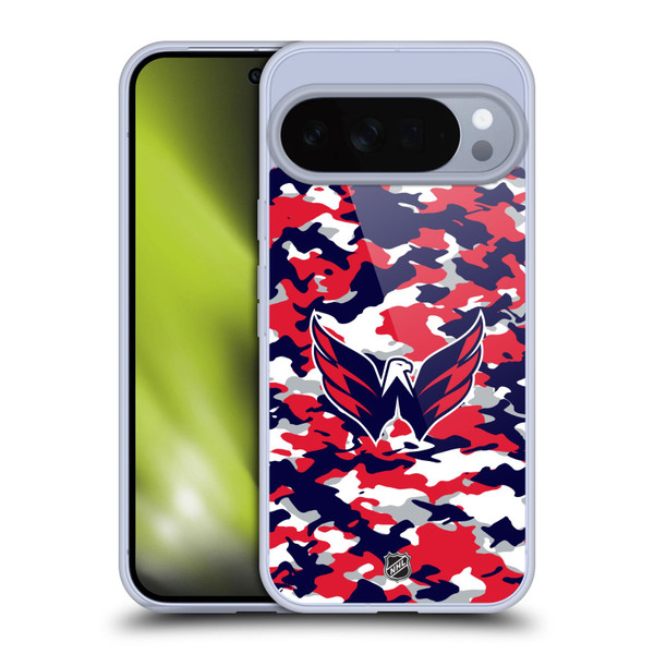 NHL Washington Capitals Camouflage Soft Gel Case for Google Pixel 10 Pro XL