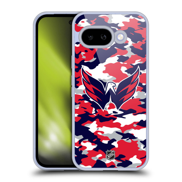 NHL Washington Capitals Camouflage Soft Gel Case for Google Pixel 9A