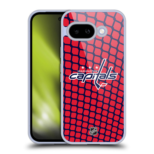 NHL Washington Capitals Net Pattern Soft Gel Case for Google Pixel 9A