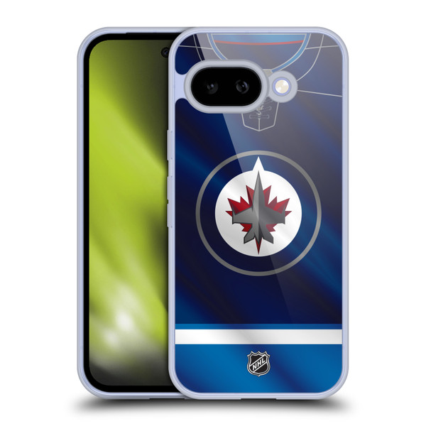 NHL Winnipeg Jets Jersey Soft Gel Case for Google Pixel 9A
