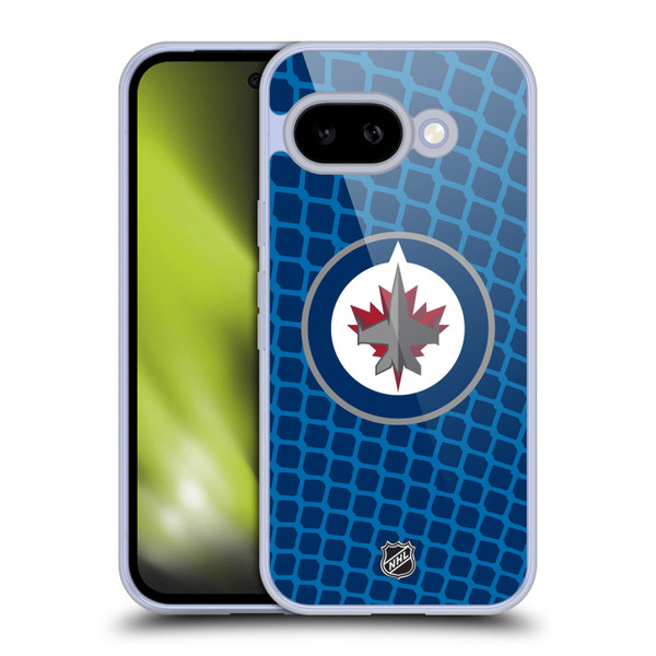 NHL Winnipeg Jets Net Pattern Soft Gel Case for Google Pixel 9A