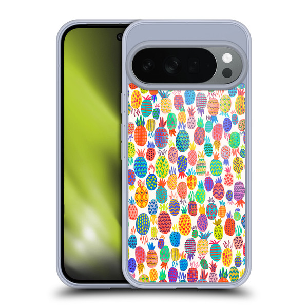 Ninola Patterns Cute Pineapples Soft Gel Case for Google Pixel 10