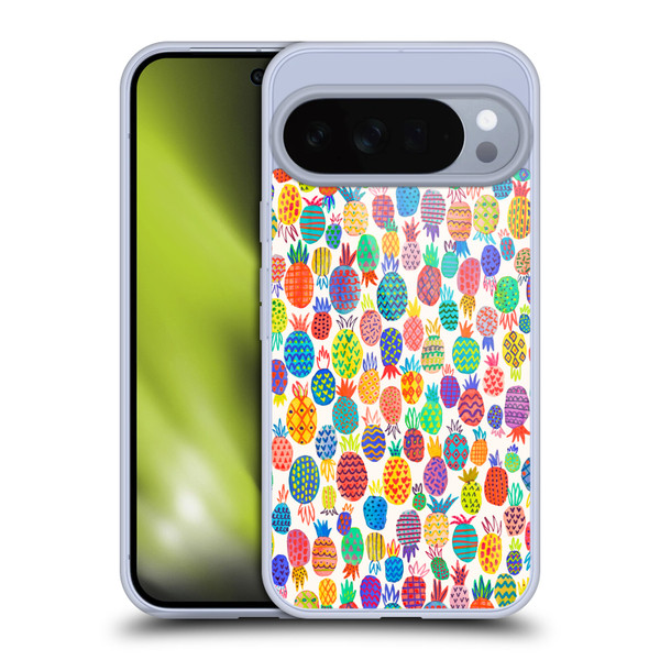 Ninola Patterns Cute Pineapples Soft Gel Case for Google Pixel 10 Pro XL