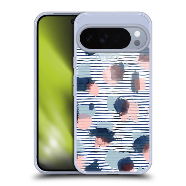 Ninola Patterns Graphic Thoughts Dots Blue Soft Gel Case for Google Pixel 10 Pro XL
