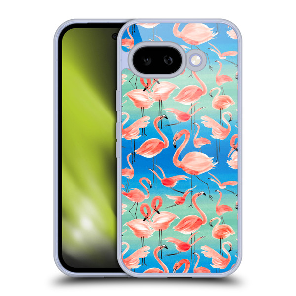 Ninola Patterns Flamingos Soft Gel Case for Google Pixel 9A
