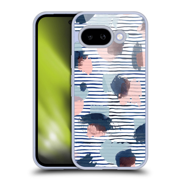 Ninola Patterns Graphic Thoughts Dots Blue Soft Gel Case for Google Pixel 9A