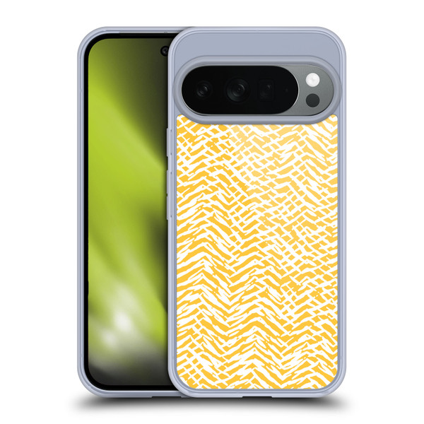 Ninola Patterns 4 Leopard Marks Mustard Soft Gel Case for Google Pixel 10