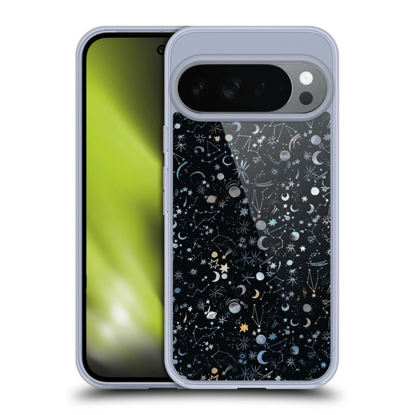 Ninola Patterns 4 Astrology Space Black Soft Gel Case for Google Pixel 10