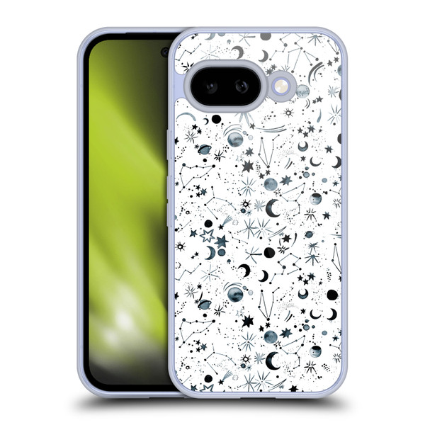 Ninola Patterns 4 Astrology Space White Soft Gel Case for Google Pixel 9A