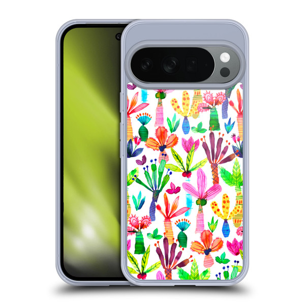 Ninola Summer Patterns Palms Garden Soft Gel Case for Google Pixel 10