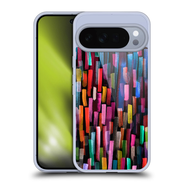 Ninola Summer Patterns Brushstrokes Black Soft Gel Case for Google Pixel 10 Pro XL