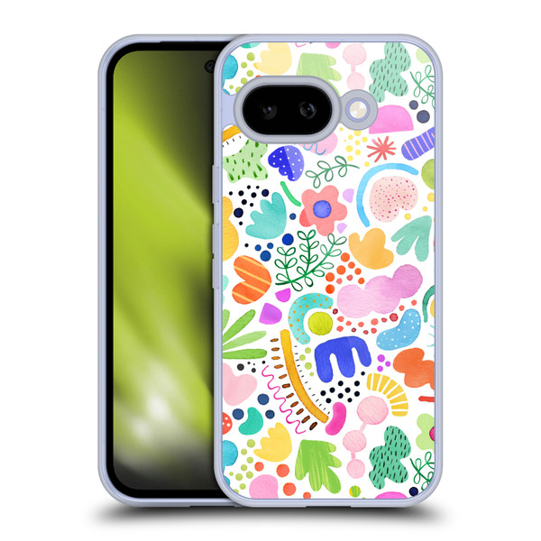 Ninola Summer Patterns Modern Bold Shapes Soft Gel Case for Google Pixel 9A