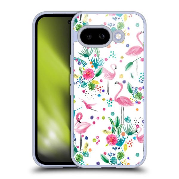 Ninola Summer Patterns Tropical Flamingo Soft Gel Case for Google Pixel 9A