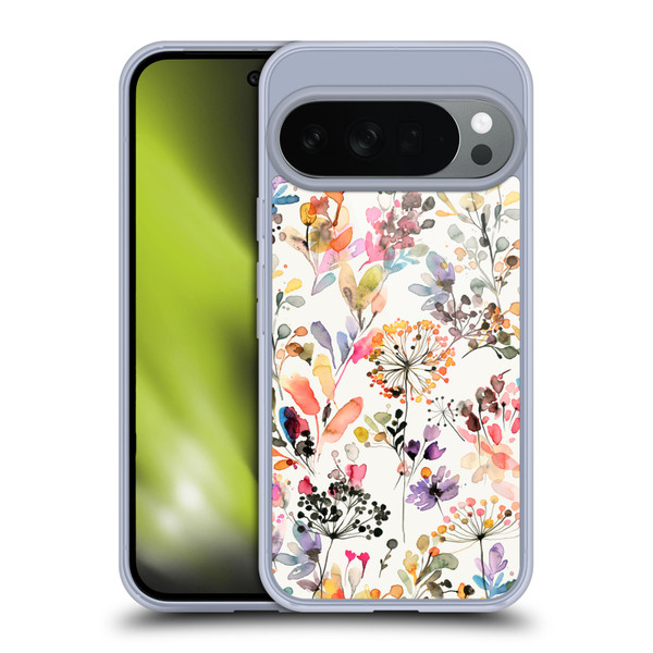 Ninola Wild Grasses Multicolor Soft Gel Case for Google Pixel 10