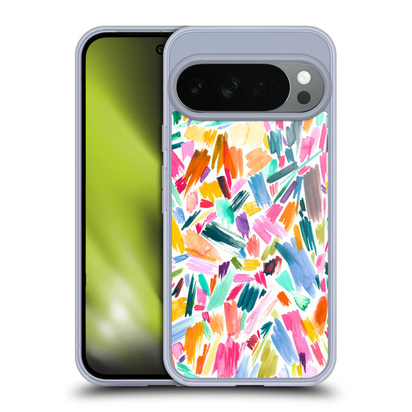Ninola Watercolor Prints Scribble Soft Gel Case for Google Pixel 10