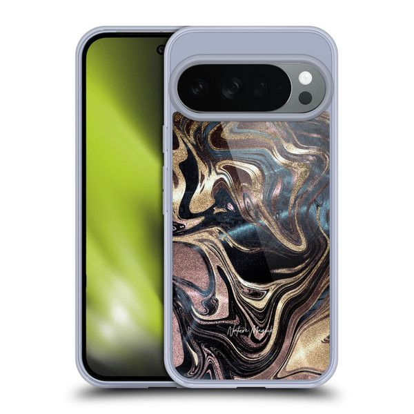 Nature Magick Luxe Gold Marble Metallic Copper Soft Gel Case for Google Pixel 10