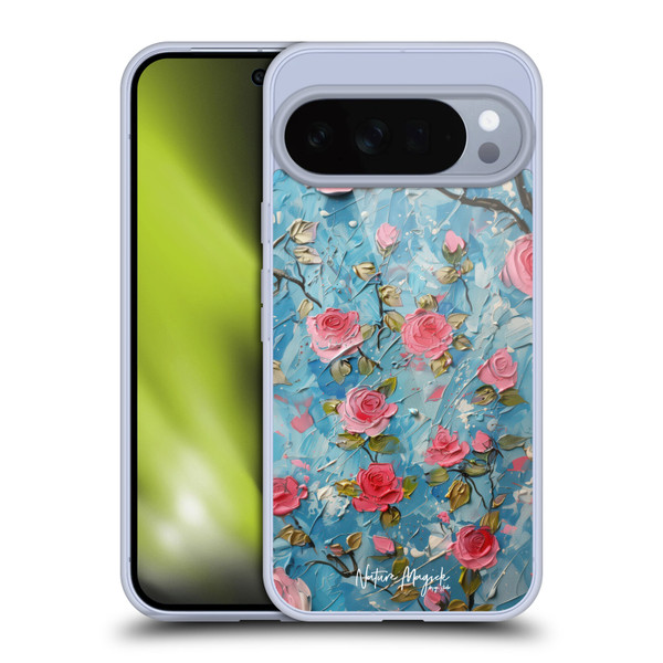 Nature Magick Paint Blobs Roses Soft Gel Case for Google Pixel 10 Pro XL