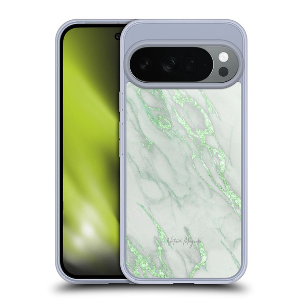 Nature Magick Marble Metallics Green Soft Gel Case for Google Pixel 10