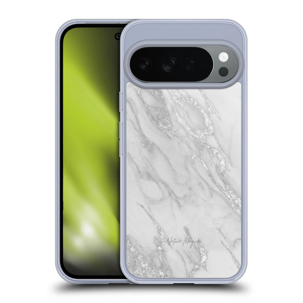 Nature Magick Marble Metallics Silver Soft Gel Case for Google Pixel 10
