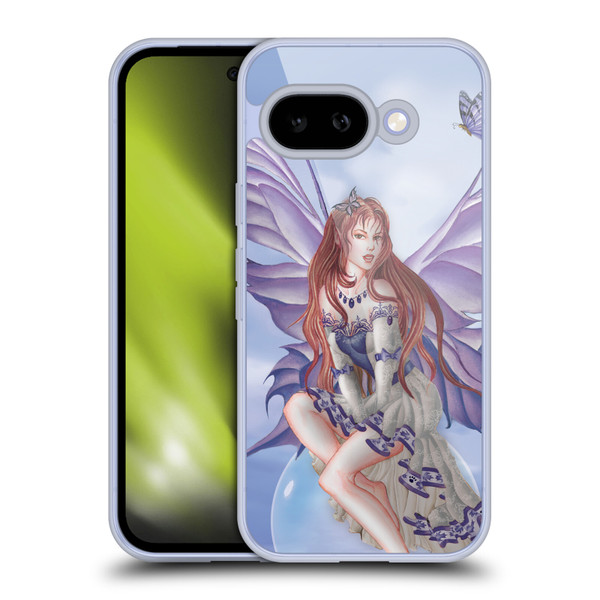 Nene Thomas Bubbles Purple Lace Fairy On Cat Soft Gel Case for Google Pixel 9A