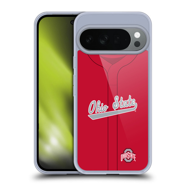 Ohio State University Jersey Baseball Away Soft Gel Case for Google Pixel 10