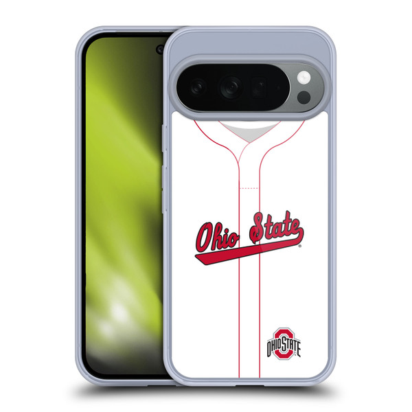 Ohio State University Jersey Baseball Home Soft Gel Case for Google Pixel 10