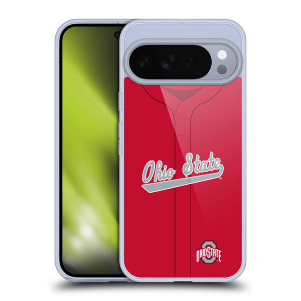 Ohio State University Jersey Baseball Away Soft Gel Case for Google Pixel 10 Pro XL