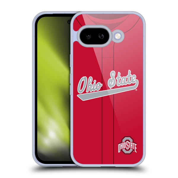 Ohio State University Jersey Baseball Away Soft Gel Case for Google Pixel 9A
