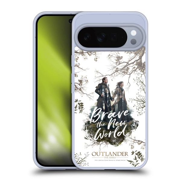 Outlander Composed Graphics Brave The New World Soft Gel Case for Google Pixel 10 Pro XL