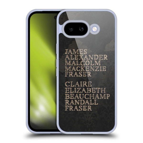 Outlander Graphics Names Soft Gel Case for Google Pixel 9A