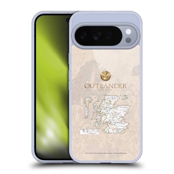 Outlander Seals And Icons Map Soft Gel Case for Google Pixel 10 Pro XL