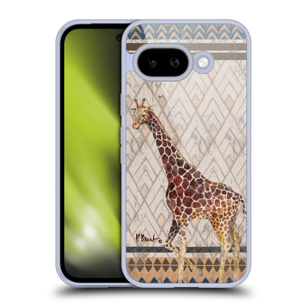 Paul Brent Animals Tribal Giraffe Soft Gel Case for Google Pixel 9A