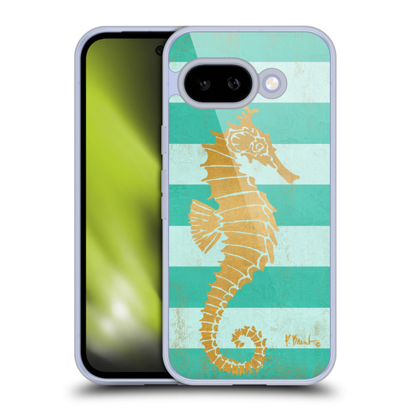 Paul Brent Coastal Gold Seahorse Soft Gel Case for Google Pixel 9A
