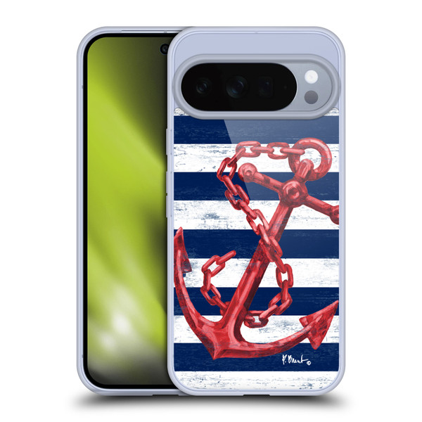 Paul Brent Nautical Westerly Anchor Red Soft Gel Case for Google Pixel 10 Pro XL