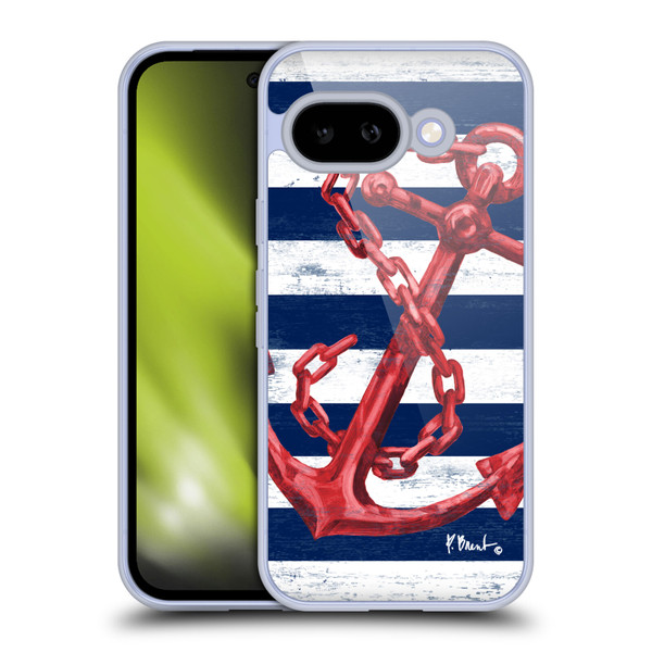 Paul Brent Nautical Westerly Anchor Red Soft Gel Case for Google Pixel 9A